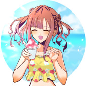 一緒にカキ氷を食べましょう♫