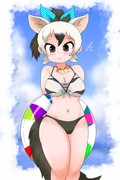 水着アードウルフちゃん