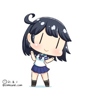 潮 艦これ ニコニコ静画 イラスト