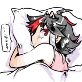 視線に気づいた鬼人正邪さん。