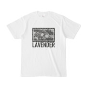 Tシャツ | ホワイト | LAVENDERは咲く