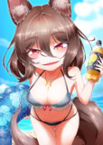 水着の狐さん！！