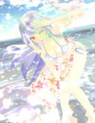 ハクねぇと海でデート