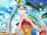 【ちびミクちゃん萌えリンク】おみあし広げて…♡