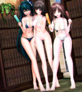 【今日のミクお姉さん】おみあし絡めて合って アイス食べましょ…♡