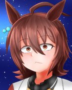 宇宙猫みたいな表情をしたアグネスタキオン