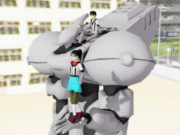 ガンパレキャラ作成とRayMMDに挑戦中