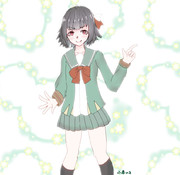 石垣さんとお絵描き練習