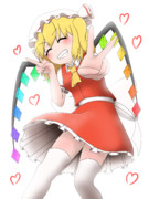 ダブルピースなフランちゃん