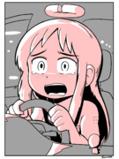 高速で飛ばしたら急に目の前が真っ赤になった天使ちゃま