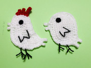 クッキーの中盤あたりに出てくる毛糸のニワトリ