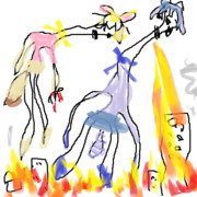 街を破壊するアライさんとフェネック