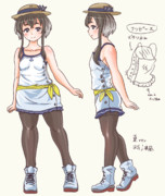 夏のお嬢さんモード時津風