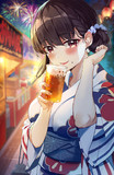 「ビール、おいしいね。」