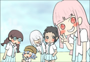 JK5人のヒーロー部4コマ