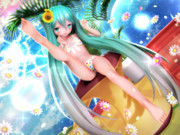 【ちびミクちゃん萌えリンク】足裏上げちゃう…♡