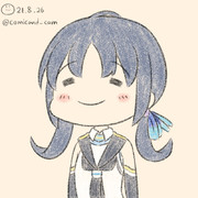 涼風　艦これワンドロ　210826