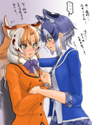 壁に追い詰められたルビーさん