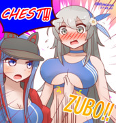 胸部装甲を狙われるワシントンさん