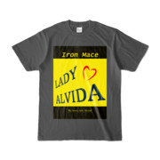 Tシャツ | チャコール | Alvida_Yellow☆Kiss