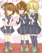 「大きくなった」文ちゃんと……