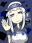 いつもと違う感じで描く神威