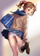 見えちゃった女の子