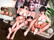 【あたかおルーム】お姉さん達の のんびりおみあしさん…♡