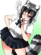 可愛いポーズで全然可愛くない事言うアライさん先輩