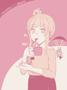 コーヒー一杯。さとうもいっぱい？