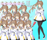 CeVIO AI さとうささらさん 立ち絵