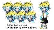 RECU / SD立ち絵素材 / psd