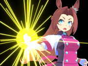 必殺パンチですわ！