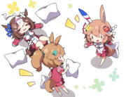 マチカネフクキタル＆タイキシャトル＆メイショウドトウ。