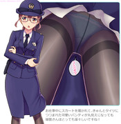 婦警 ニコニコ静画 イラスト