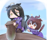 三女神像の噴水をティーポッドに