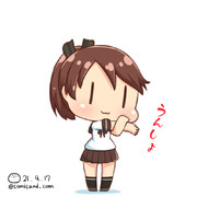 敷波　艦これワンドロ　210917