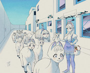 ヨツァーシの群れ