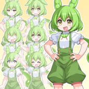 ずんだもん立ち絵素材