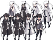 お持ち帰りオーケーの幼女風なアリアルとミリアル立ち絵