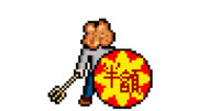 【ドット絵】十日さん生放送のからあげ男(半額装備)