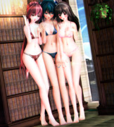 【今日のミクお姉さん】ふとももさんをすりすり…♡