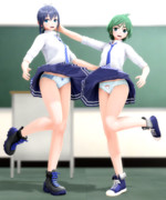 パンツは白（パンチラ（モロ？））