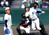 甲子園でホームランを打つ先輩