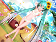 【ちびミクちゃん萌えリンク】クロスおみあしで 可愛らしく…♡