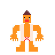 海外ドラマ オズワルド刑務所のサイモン・アデビシドット絵。