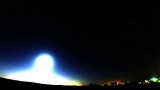【CC0】スカイドーム 溶ける月【夜空】