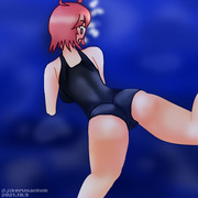 遠征中後ろから撮られる伊58