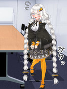 慌ててどこかに行こうとするあかり