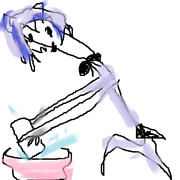 スマホを洗ってくれるアライさん